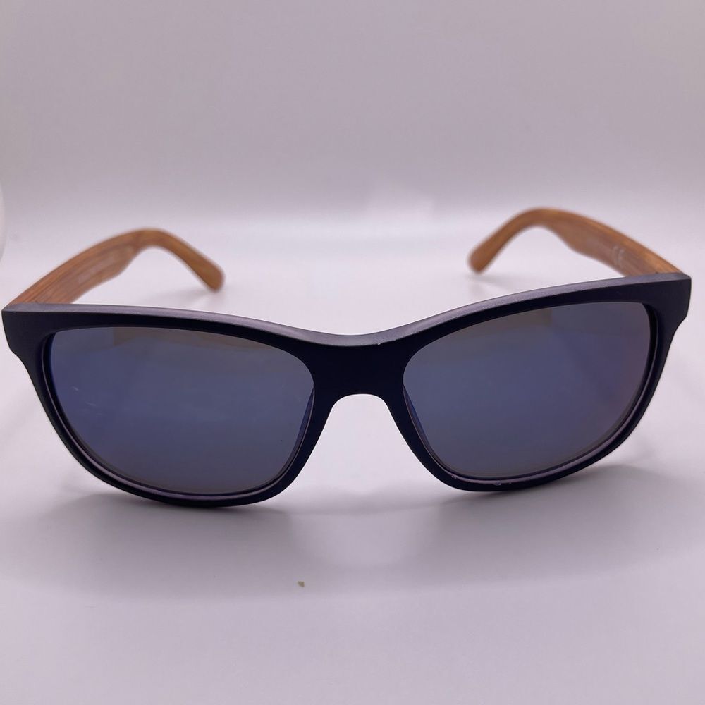 Disney Navy Blue Frames Faux Wood Arms Mirrored Lens